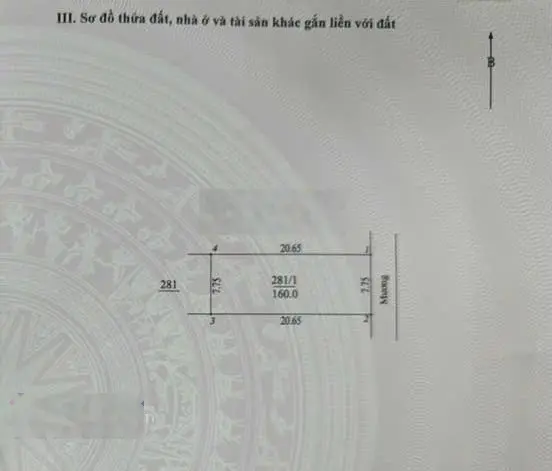 Bán đất Vân Côn, Hoài Đức chính chủ gần Đại Lộ Thăng Long