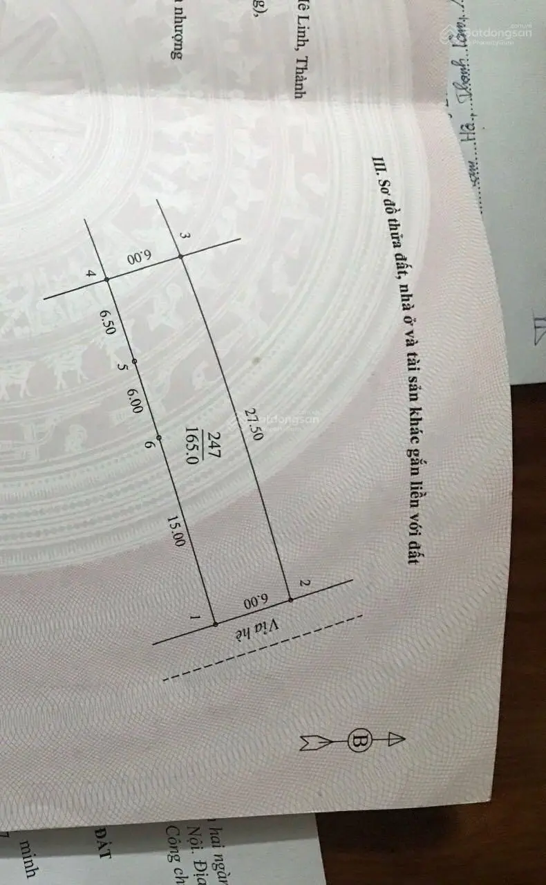 Bán đất KĐT Chi Đông, DT 165m2 MT 6m đường 13m