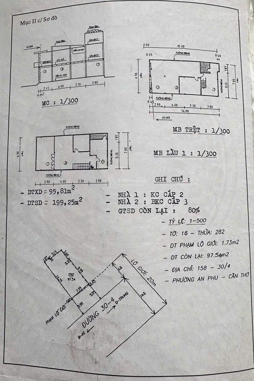 BÁN NHÀ MẶT TIỀN 30/4 gần UBND Phường An Phú (26,99 TỶ)