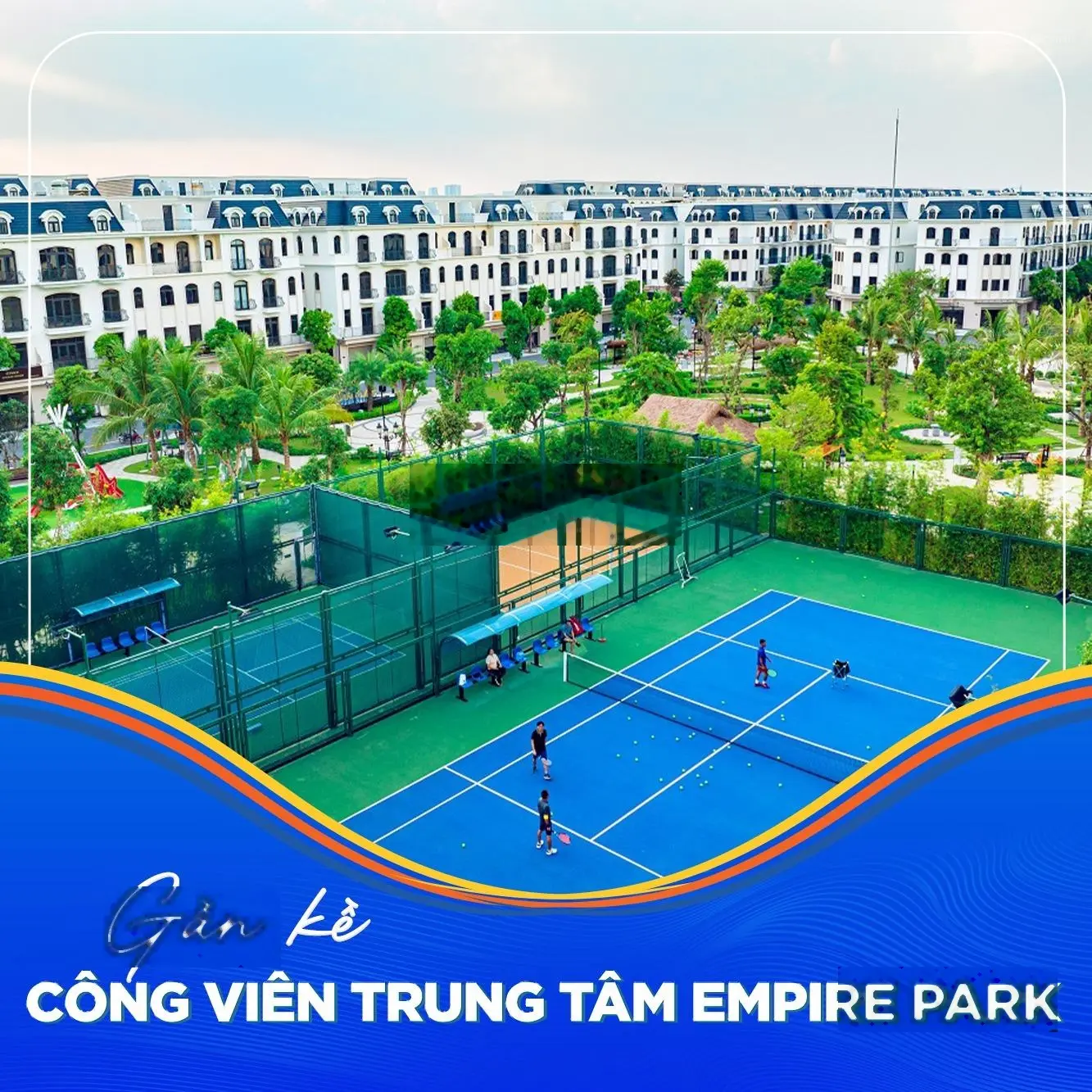 Phân khu San Hô, dãy SH14 có một vị trí đặc biệt cạnh 14 tòa chung cư cao cấp và công viên nước