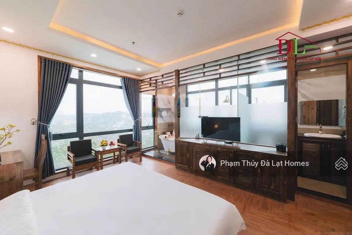 View thung lũng thành phố, khách sạn mặt tiền Khe Sanh ngay cửa ngõ Đà Lạt, 35 phòng kinh doanh