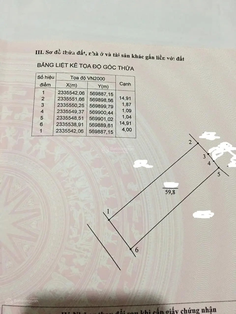 Bán 59,8m2, thôn Tiến Bộ xã Thượng Mỗ, gần đường quy hoạch 20m - đã làm