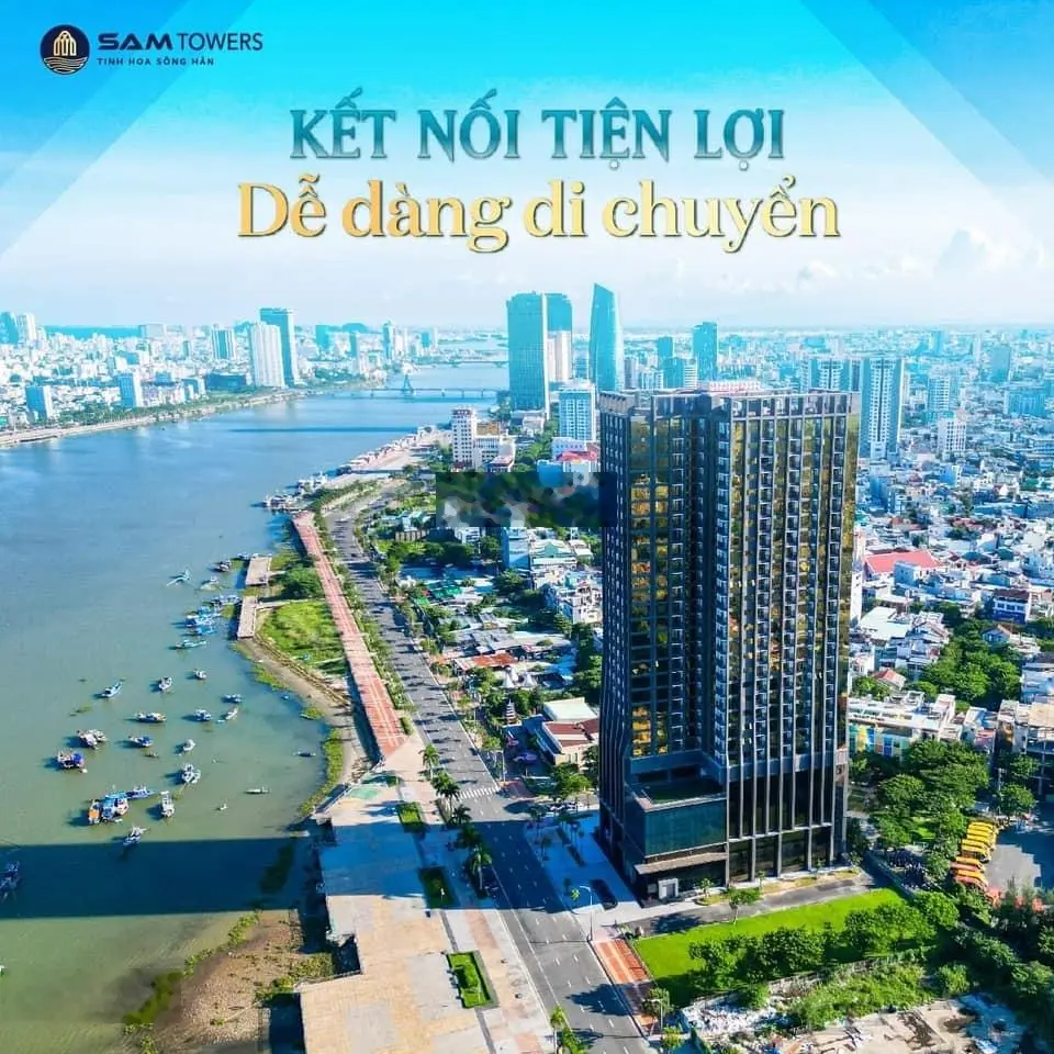 SAM TOWERS - DT: 69,2m2 - 2PN Xem pháo hoa đẹp nhất Đà Nẵng. BÀN GIAO Ở NGAY