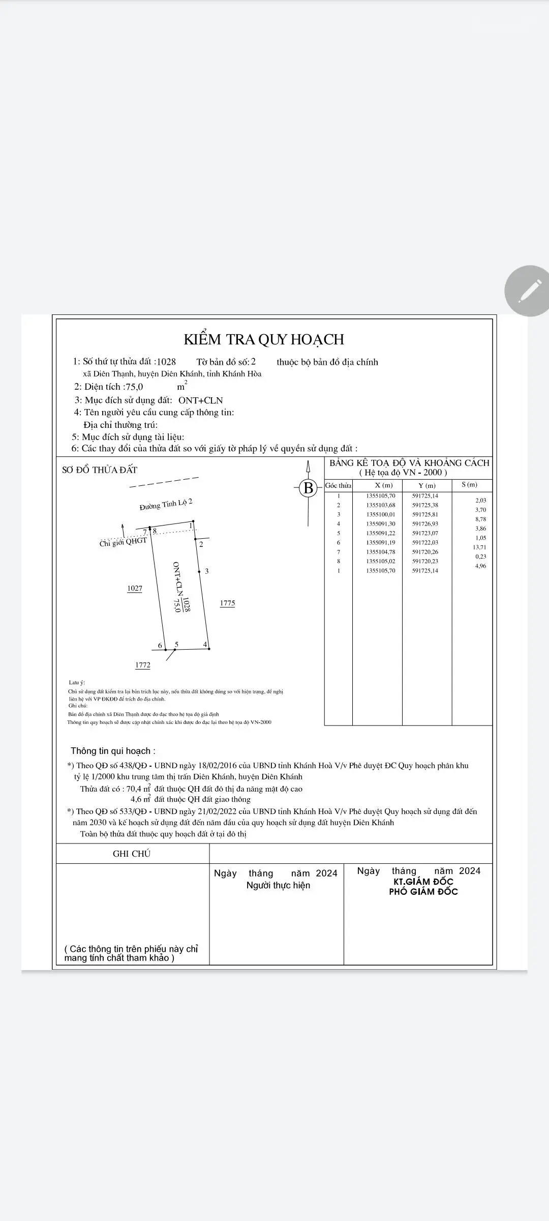 Cần bán nhà mặt phố giá 4 tỷ VND tại Đường Nguyễn Trãi, Diên Khánh