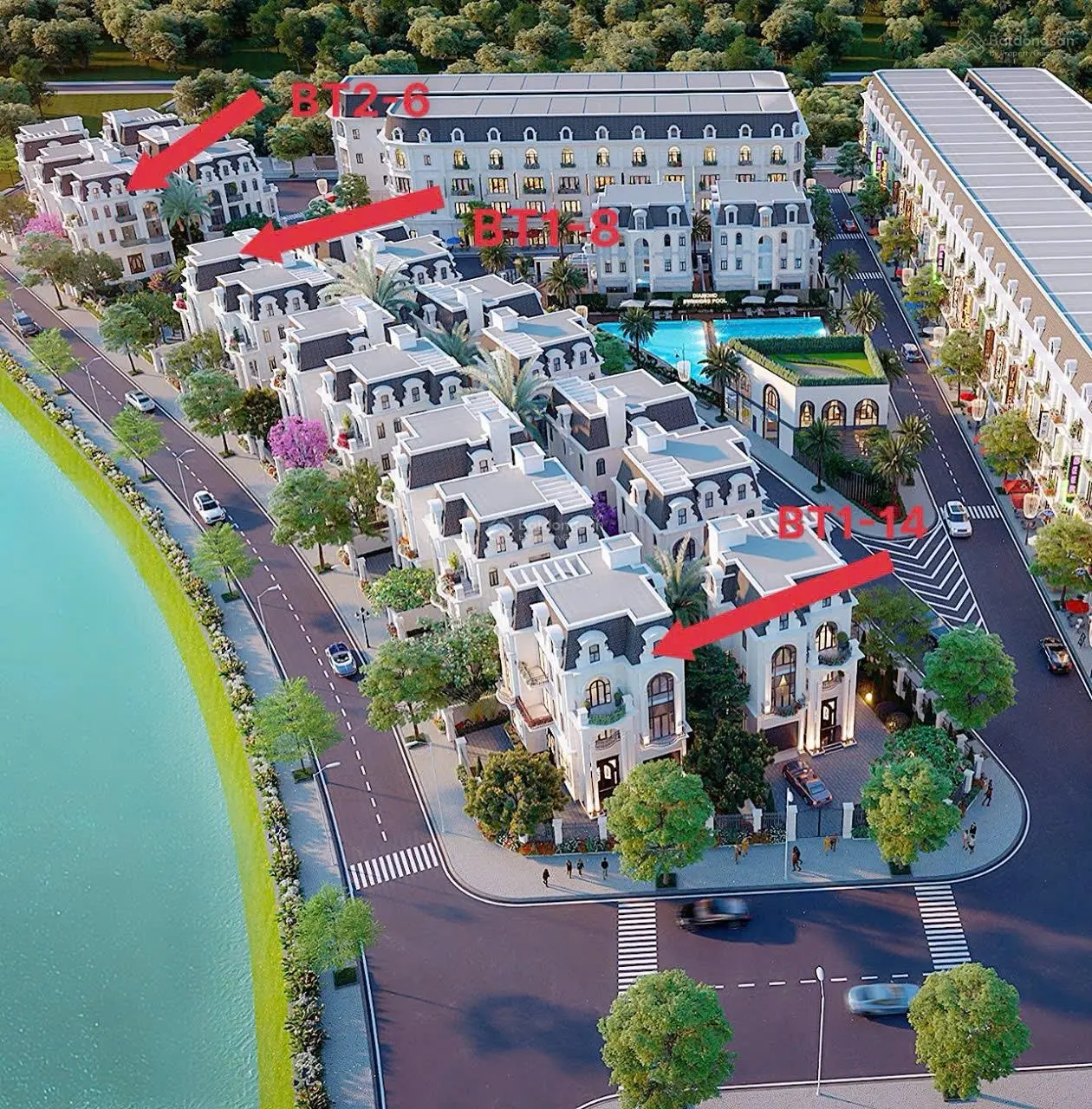 Bán nhanh căn biệt thự đơn lập 270m2 view công viên, sông đẹp nhất dự án Sông Hồng Diamond City