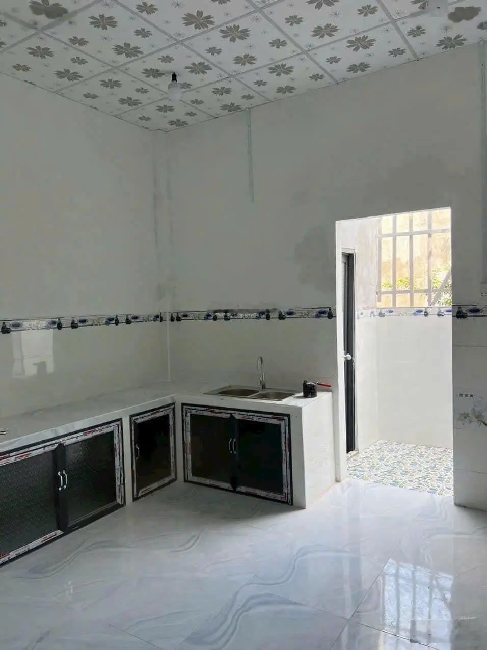 Kẹt tiền bán nhà riêng 2PN, 2WC, 48m2 tại Gò Hưu, Đức Hòa, Long An, 625 triệu, Sát chợ Gò Hưu