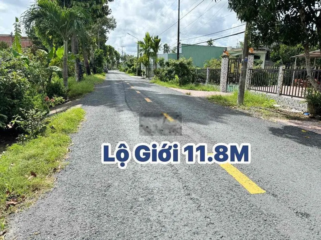 Bán nền mặt tiền cách chợ trường long 2km