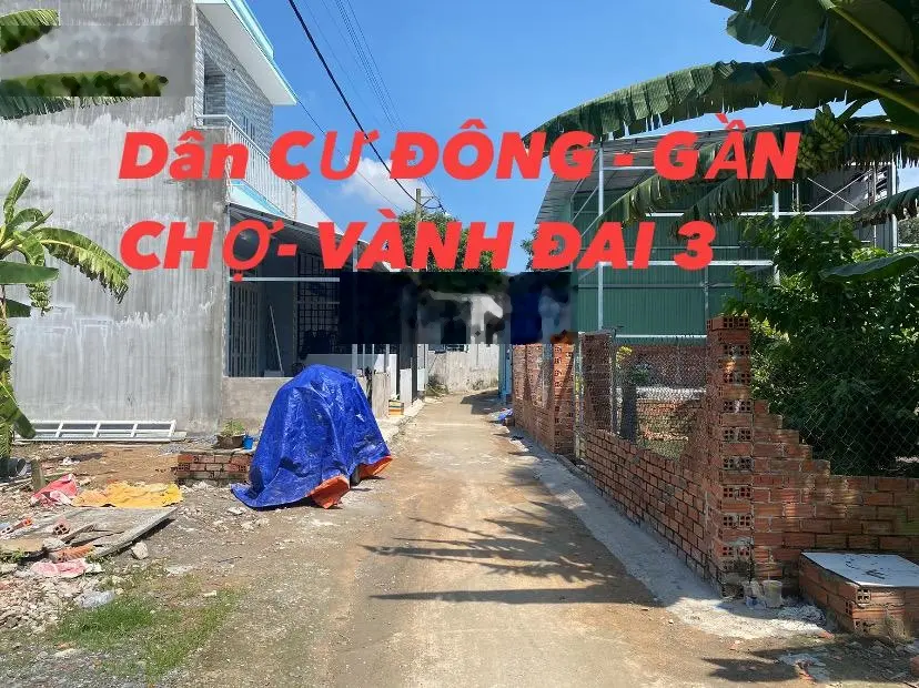 Bán đất đường tân long xã tân nhựt binh chánh tphcm-sổ hồng riêng-đất ở nong thôn-pháp lý rõ ràng