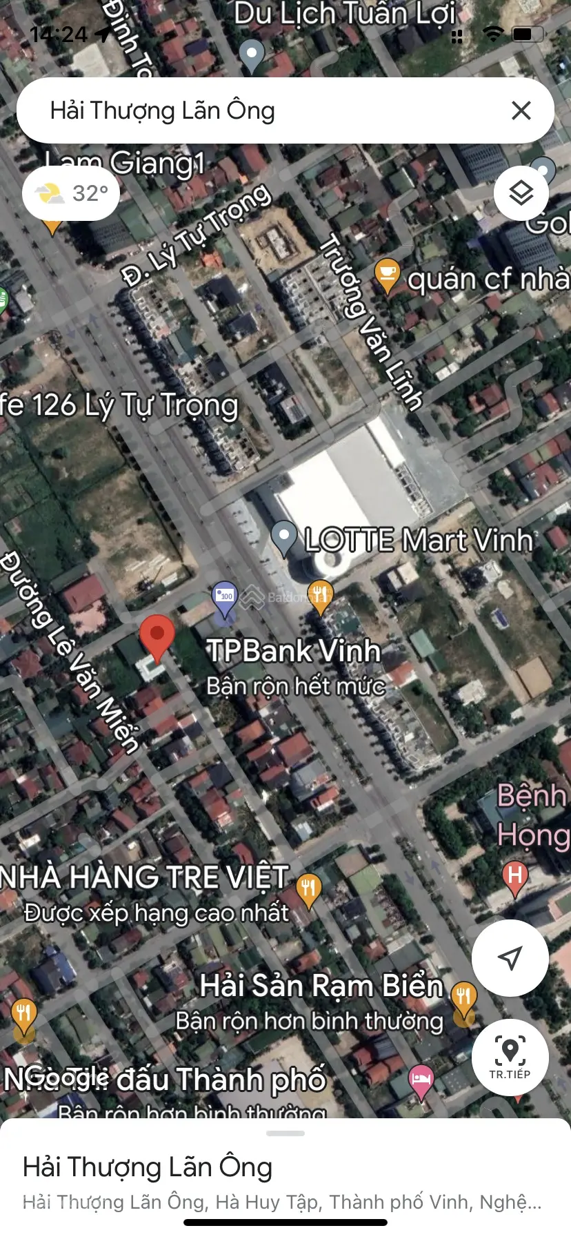 Bán đất biệt thự đối diện Lotte Mart lối 2 đường Lê Nin rộng 16,5m ngang siêu đẹp