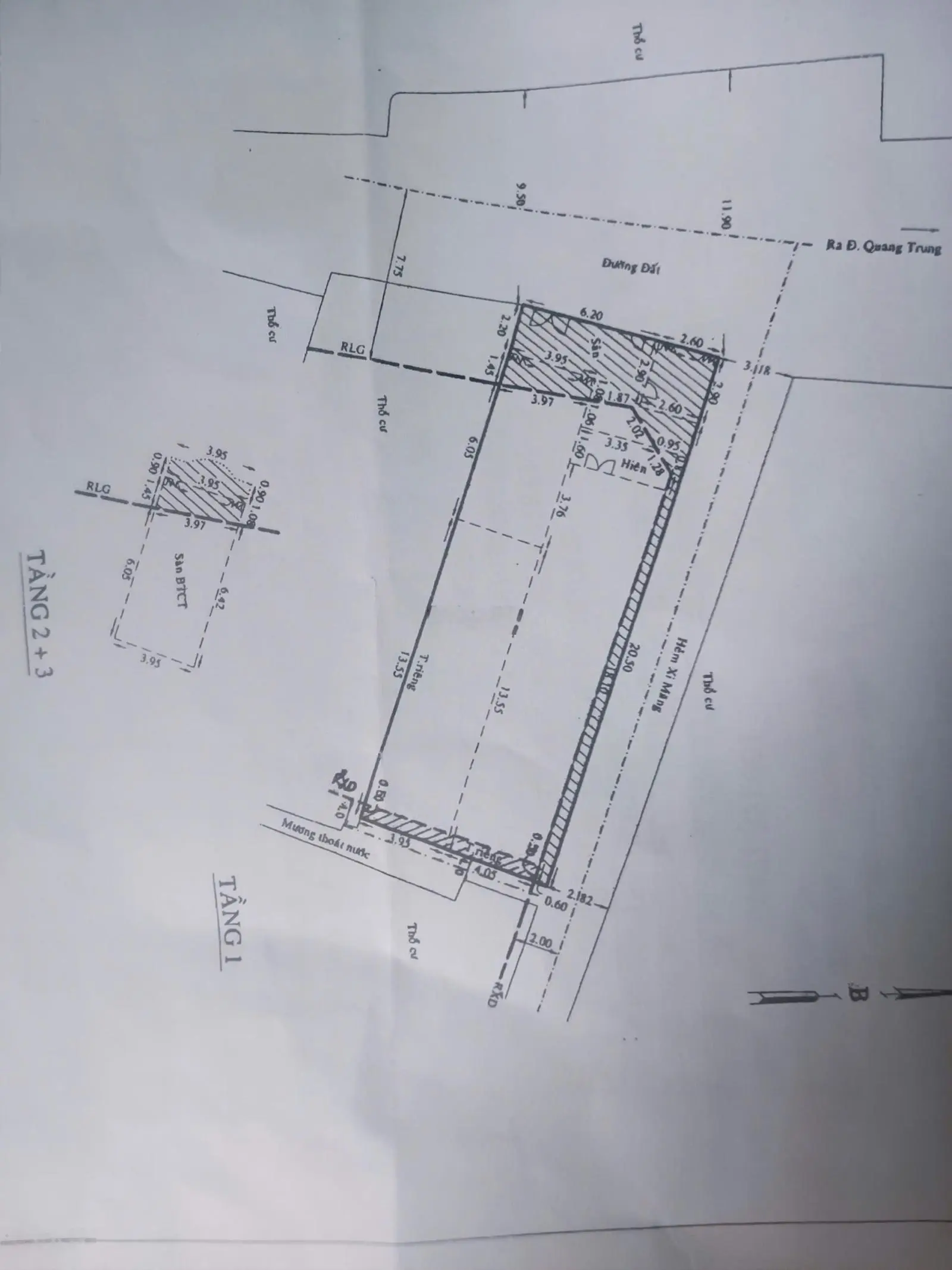 Nhà 2 mặt tiền lớn Phạm Văn Bạch, và mặt tiền sau xe tải qua được. Thuận lợi cho kinh doanh