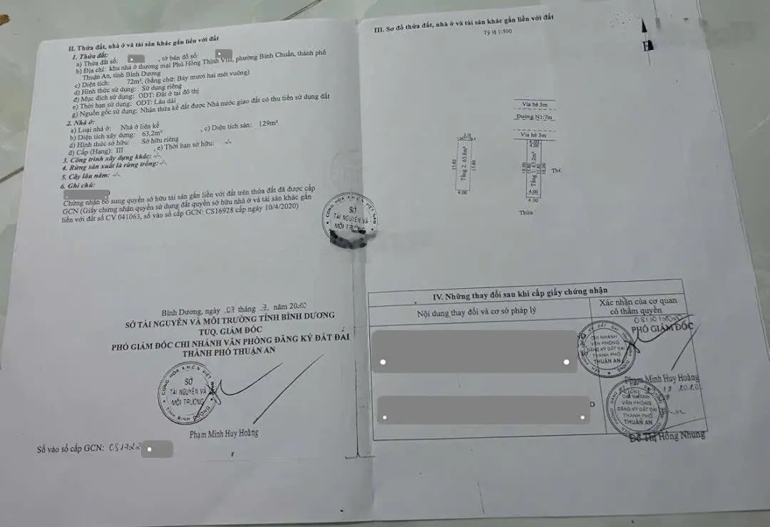 Nhà Hoàn Công: 3Tỷ500_72m2_Mặt Tiền Kinh Doanh Có Phòng Ngủ Dưới_KDC Gần Ngã Tư Miếu Ông Cù