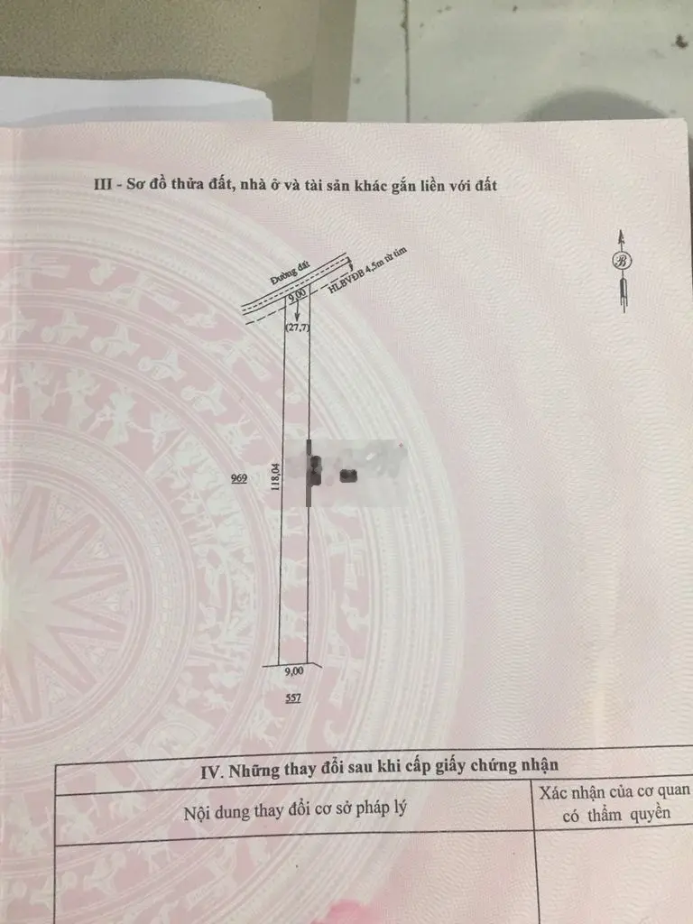 Bán đất Lộc Thành 1000 m