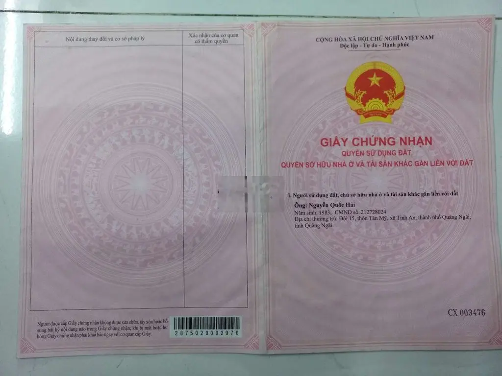 Bán nhà và xưởng