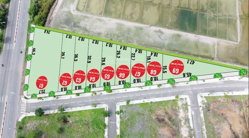 BÁN GẤP, mặt tiền đường nhựa: 10x39=390m2, giá chỉ 1,9 tỷ có thương lượng. LH: 0916 169 ***