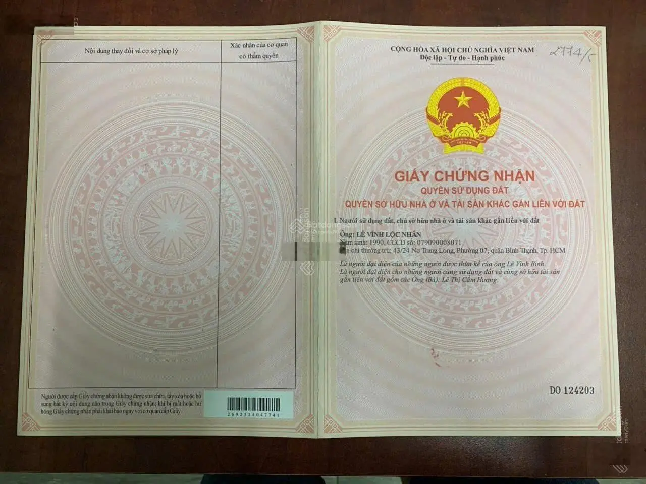 Chính chủ cần bán gấp nhà SHR hẻm 361 Lê Quang Định, BT, DT 23.9 m2, giá 3.2 tỷ, nhà mới NT cơ bản.