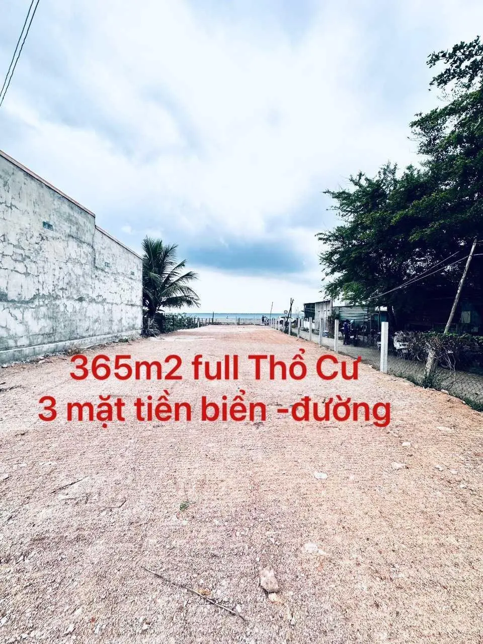 Bán gấp lô góc 3MT biển Khánh Nhơn, 365m2 thích hợp đầu tư kinh doanh khách sạn, homestay