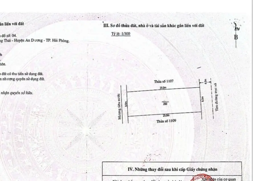 200m2 ngang 8m tại mặt đường Văn Phong, Đồng Thái Vị trí đối diện dự án nhà ở liền kề giá 6,1 tỷ