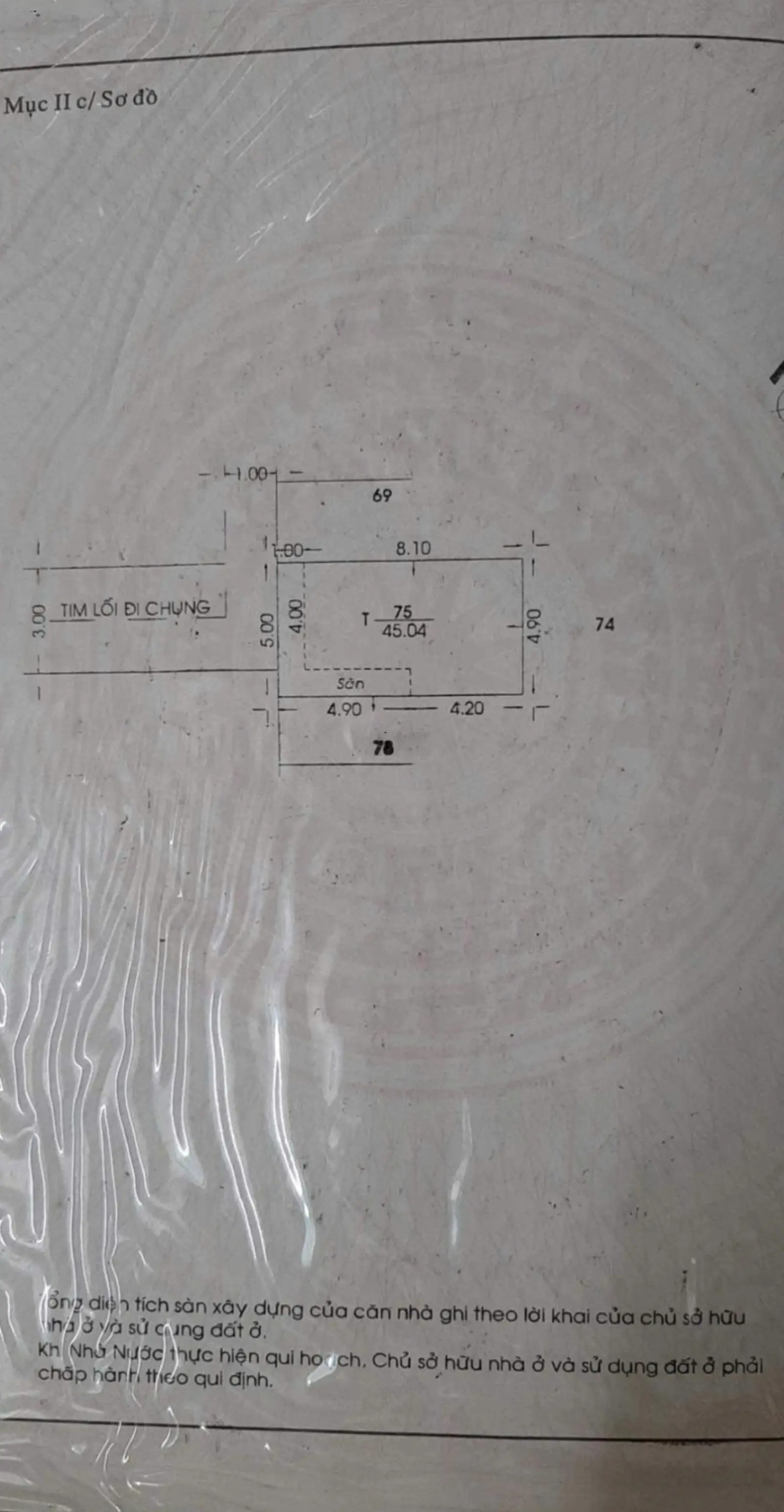 Bán nhà hẻm 5m Thoại Ngọc Hầu, P. Phú Thạnh, Quận Tân Phú giá 6,2 tỷ 45,5m2