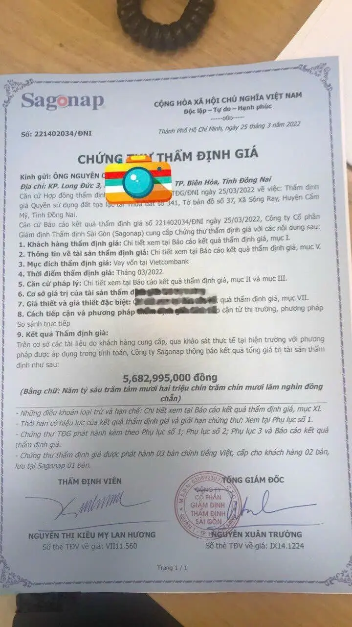 Bán đất mặt tiền Tỉnh Lộ 765B, 4424m2 full hồng có 100m2 thổ cư tại Sông Ray, Cẩm Mỹ, Đồng Nai