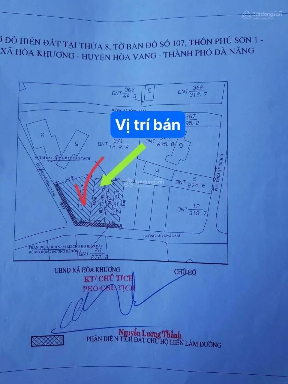 Bán lô đất thôn Phú Sơn 1, ngang 6m đường ôtô thoải mái gần đường chính, giá rẻ