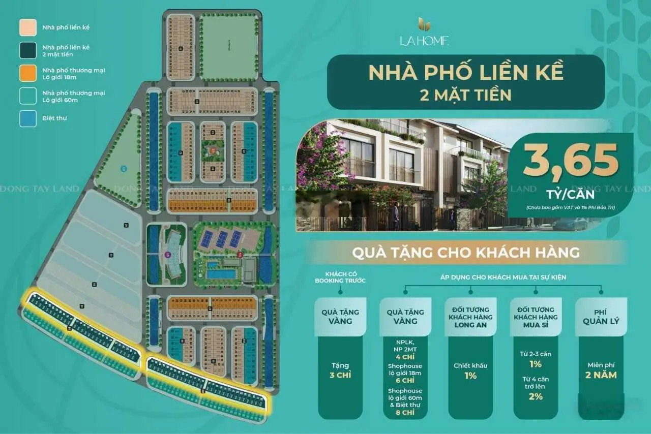 Mở bán GĐ 1 dự án LA Home giá chỉ từ 2ty99/căn, thanh toán 750tr nhận nhà, HTLS 0%/24 tháng