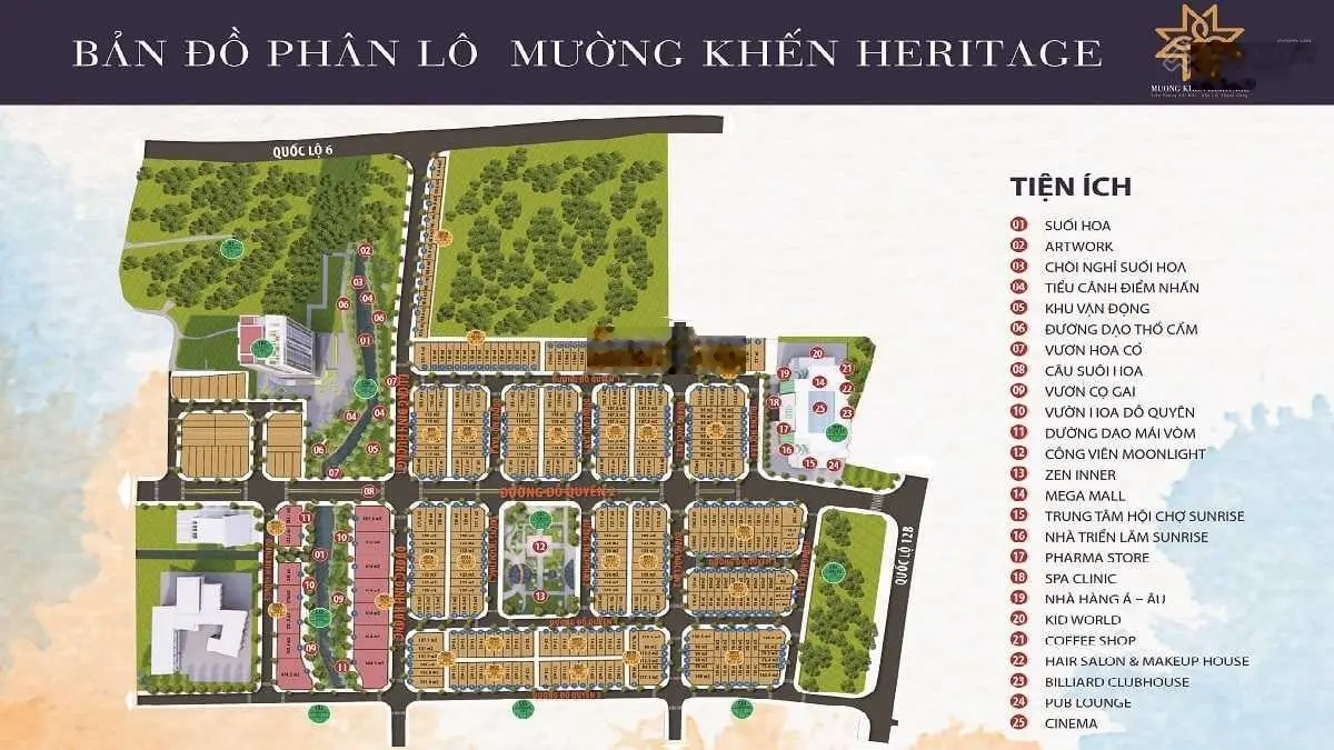 Bán 80 m2 liền kề khu đô thị Mường Khến Heritage, Tân Lạc, Hòa Bình