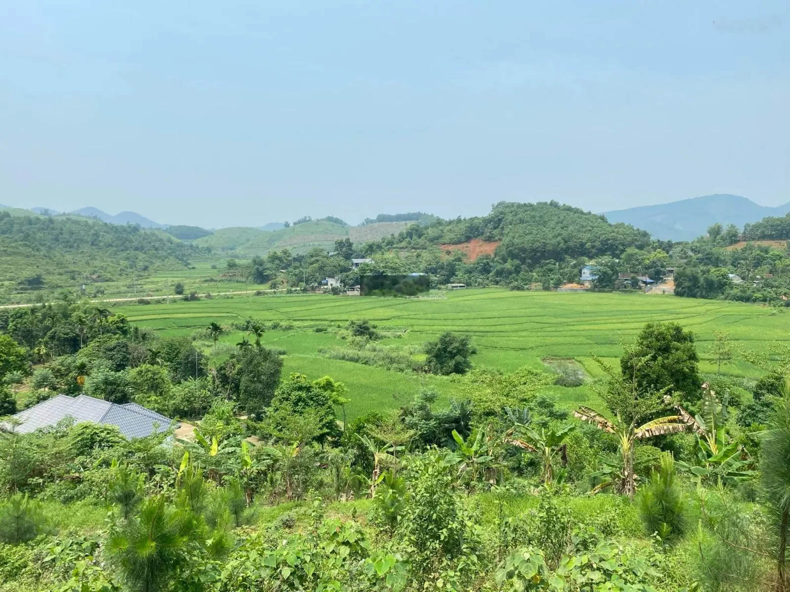 Bán đất view thung lũng núi đồi bao quanh tại Yên Trung, Thạch Thất. Diện tích 712m2