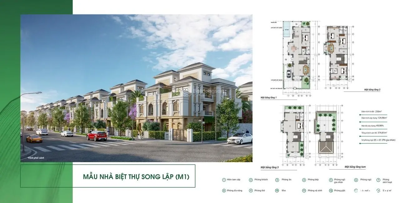 Biệt thự 250m2 chỉ thanh toán 1.6 tỷ đến khi nhận nhà, kiếm đâu ra - Toan Tran Villas