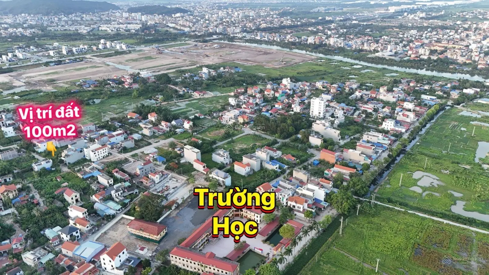 Chính chủ nhờ bán 100m2 lô góc vị trí đắc địa nằm giữa 2 khu đô thị lớn tại Thuỷ Nguyên, Hải Phòng