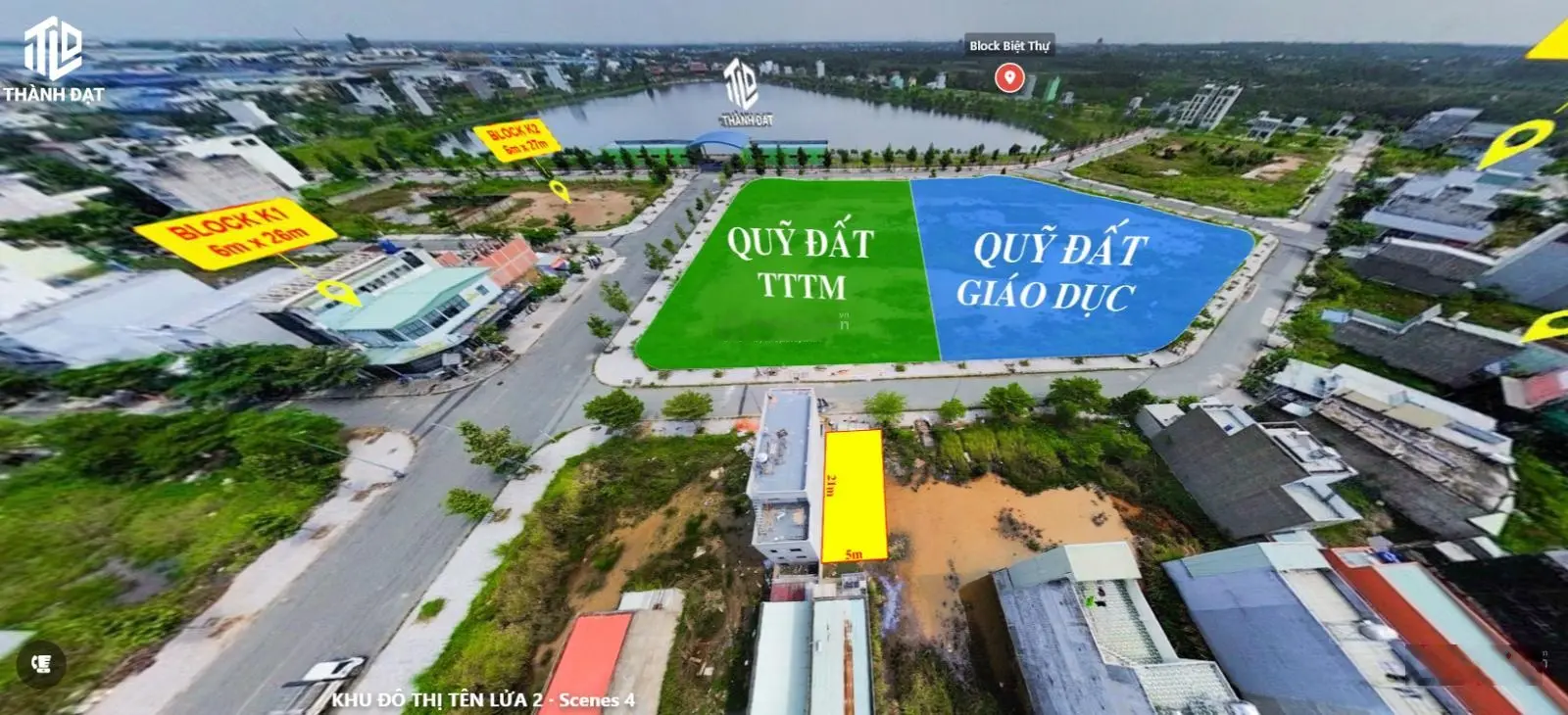 Đất nền dự án KDC Tân Đô, 2,145 tỷ, 105m2, hàng hiếm tại view đẹp