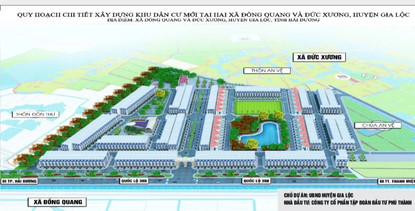 Cần bán lô liền kề dự án Phú Thành Gia Lộc, DT 90m2 giá dưới 2 tỷ