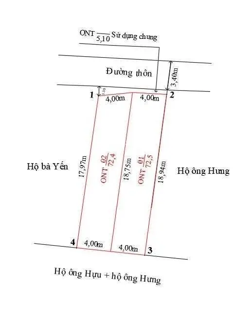 Bán đất đường to ngõ thông tại Đoàn Tiến, Đặng Cương, An Dương HP