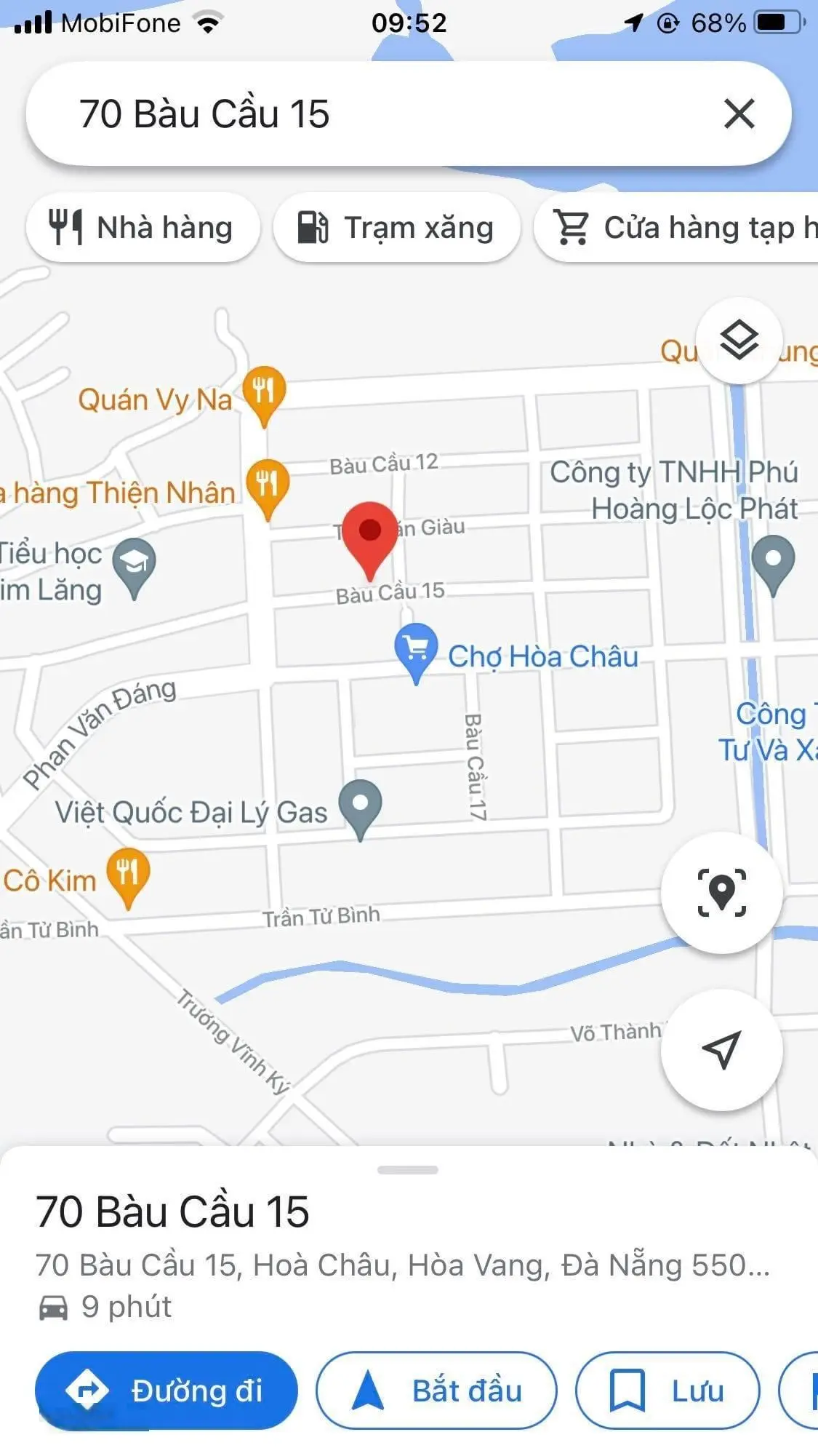 Bán đất đường Bàu Cầu 15 Cách Chợ Hoà Châu 200m