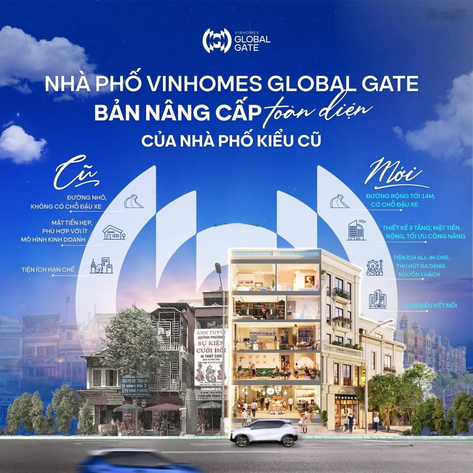 Trực tiếp giá chủ đầu tư đợt đầu căn shophouse tại Vinhomes Gobal Gate Cổ Loa