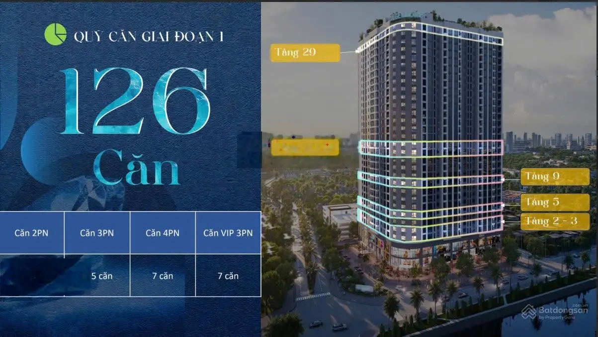 HOT căn hộ 4 ngủ BlueGem Tower, Tứ Hiệp Thanh Trì Hà Nội, giá chỉ từ 5x triệu/m2, 189.2m2