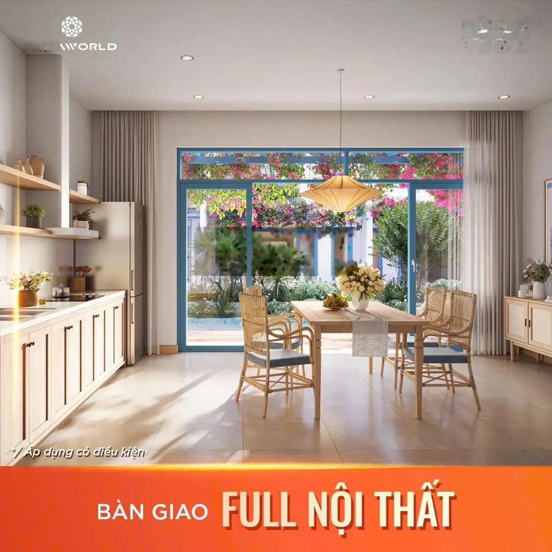 Caraworld Cam Ranh, CK 23%, biệt thự liền kề bàn giao full nội thất, sở hữu lâu dài