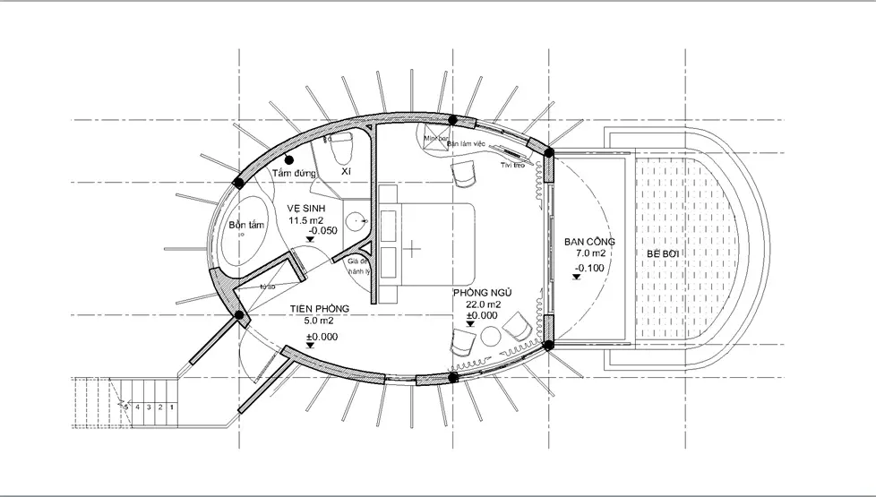 Chỉ 3,5 tỷ là có biệt thự view nhìn thẳng ra hồ hòa bình không gian sồng hòa mình vào thiên nhiên