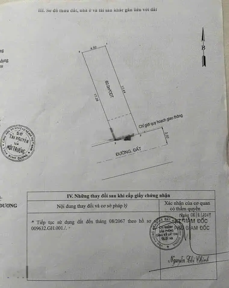 Bán gấp lô đất diện tích 37135,6m2 ( mặt tiền 128m, dài 300m ) CÂY TRƯỜNG 2 BẦU BÀNG BD