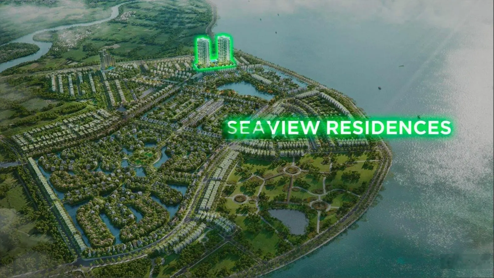 Quỹ căn hộ 3PN chung cư Ecopark Vinh - Chung cư Seaview Residences - Nhận nhà trọn gói chỉ 4,x tỉ