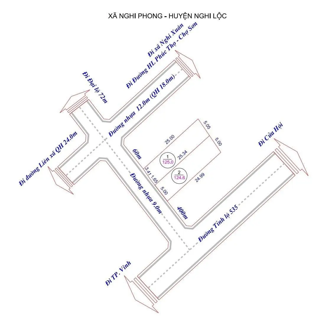 Bán đất đẹp giá F0 gần đường Vinh - Cửa Hội chỉ 1 tỷ 5xx triệu. Liên hệ: 0941 500 ***