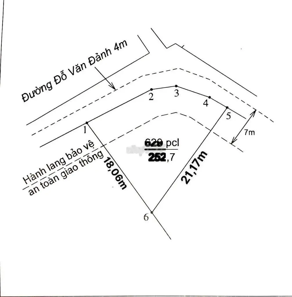 252m2 thổ cách ĐT.832 (ngay Nhựt Ninh) 300m