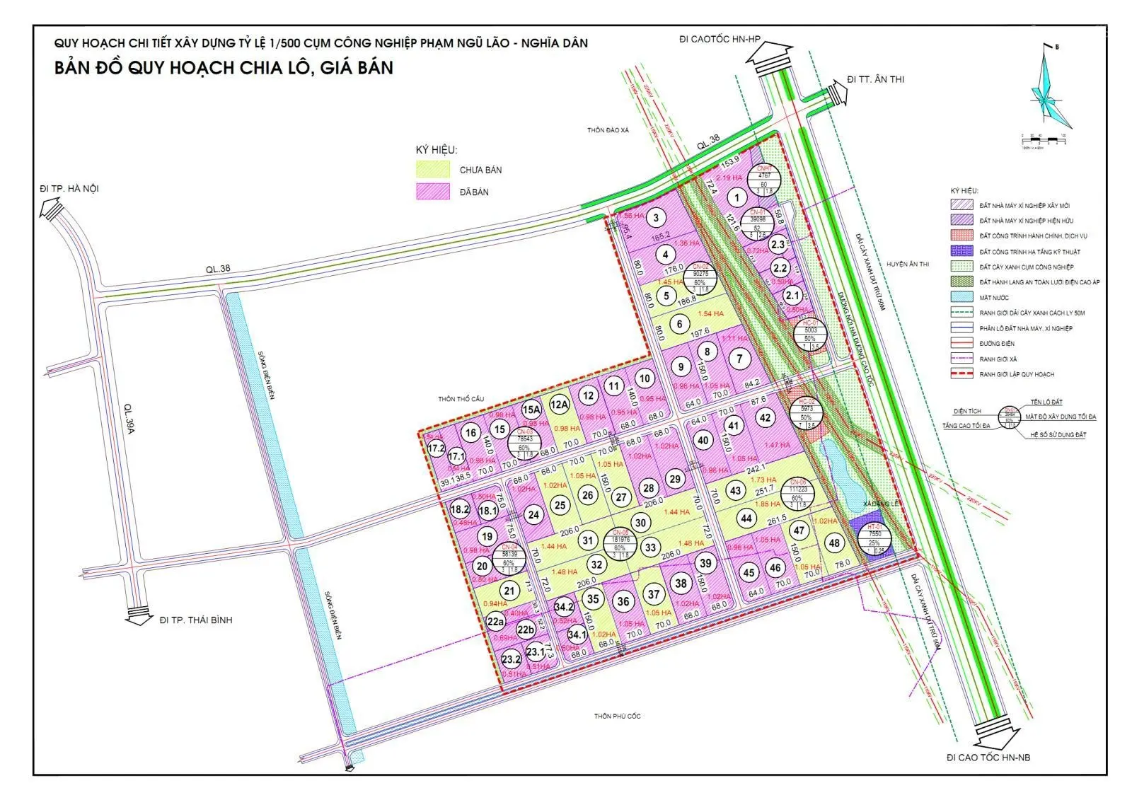 CCN Phạm Ngũ Lão - Kim Động - Hưng Yên, giá 2,8tr/m2. Bàn giao ngay. HT ngân hàng 70%