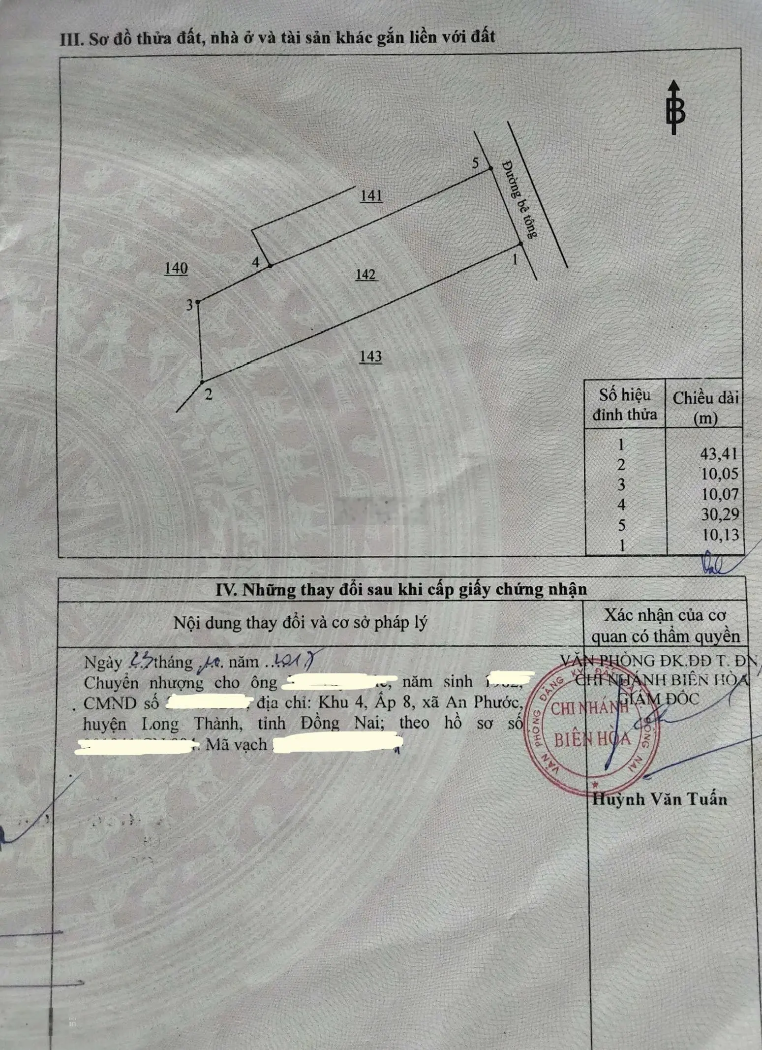 Bán đất trồng cây lâu năm SHR, Tam Phước, Biên Hoà. 417m2. 1,8xx tỷ. LH Oanh: 0386242015