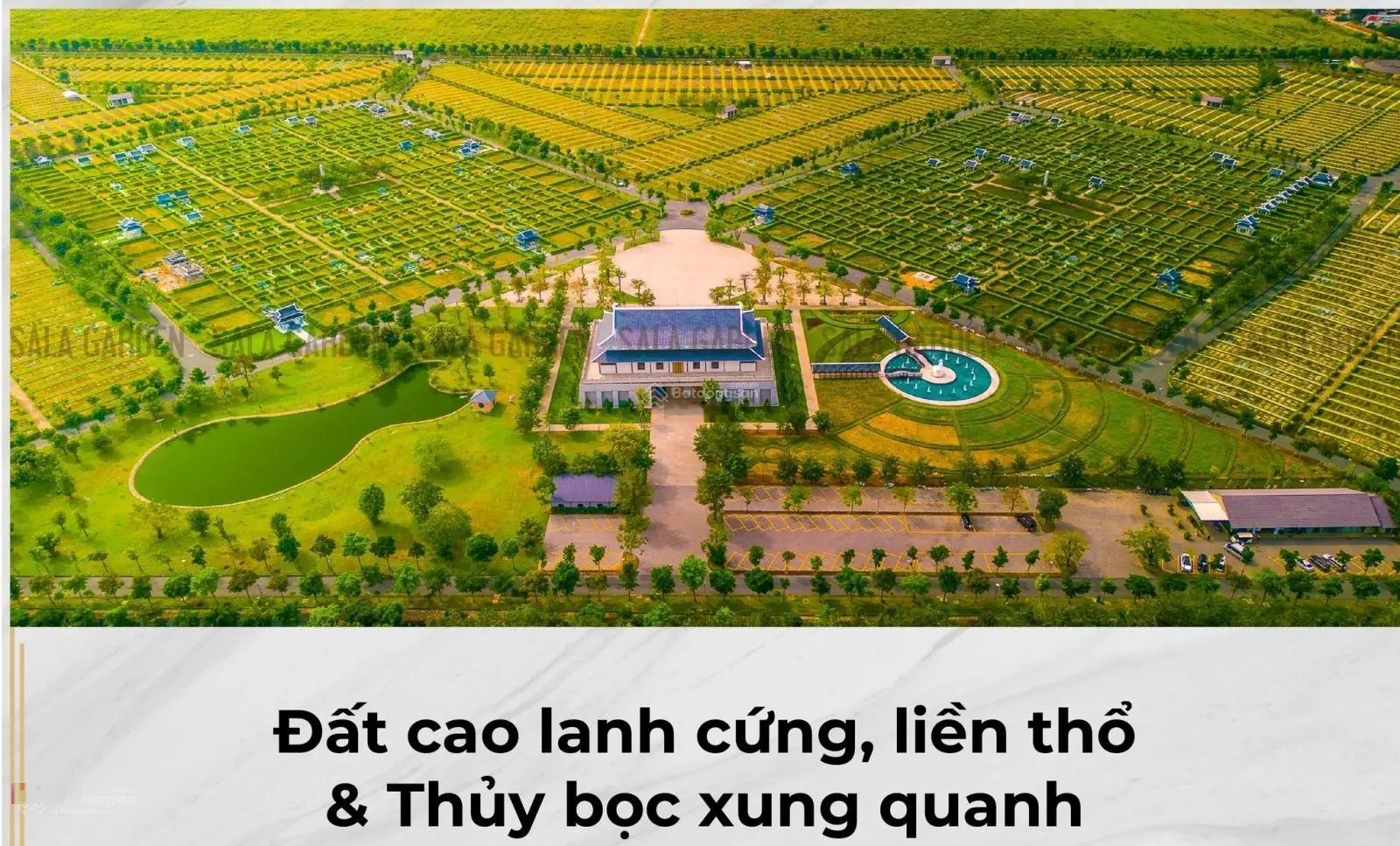 Bán đất nghĩa trang đẹp tại Sala Garden, giá 1,33 tỷ VND, diện tích 48 m2