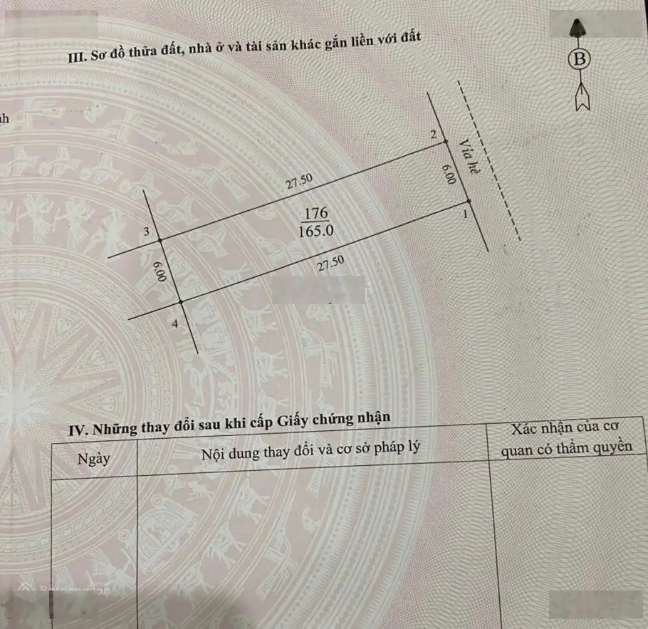 Cần bán lô đất khu đô thị Chi Đông 165m2, sổ đỏ chính chủ