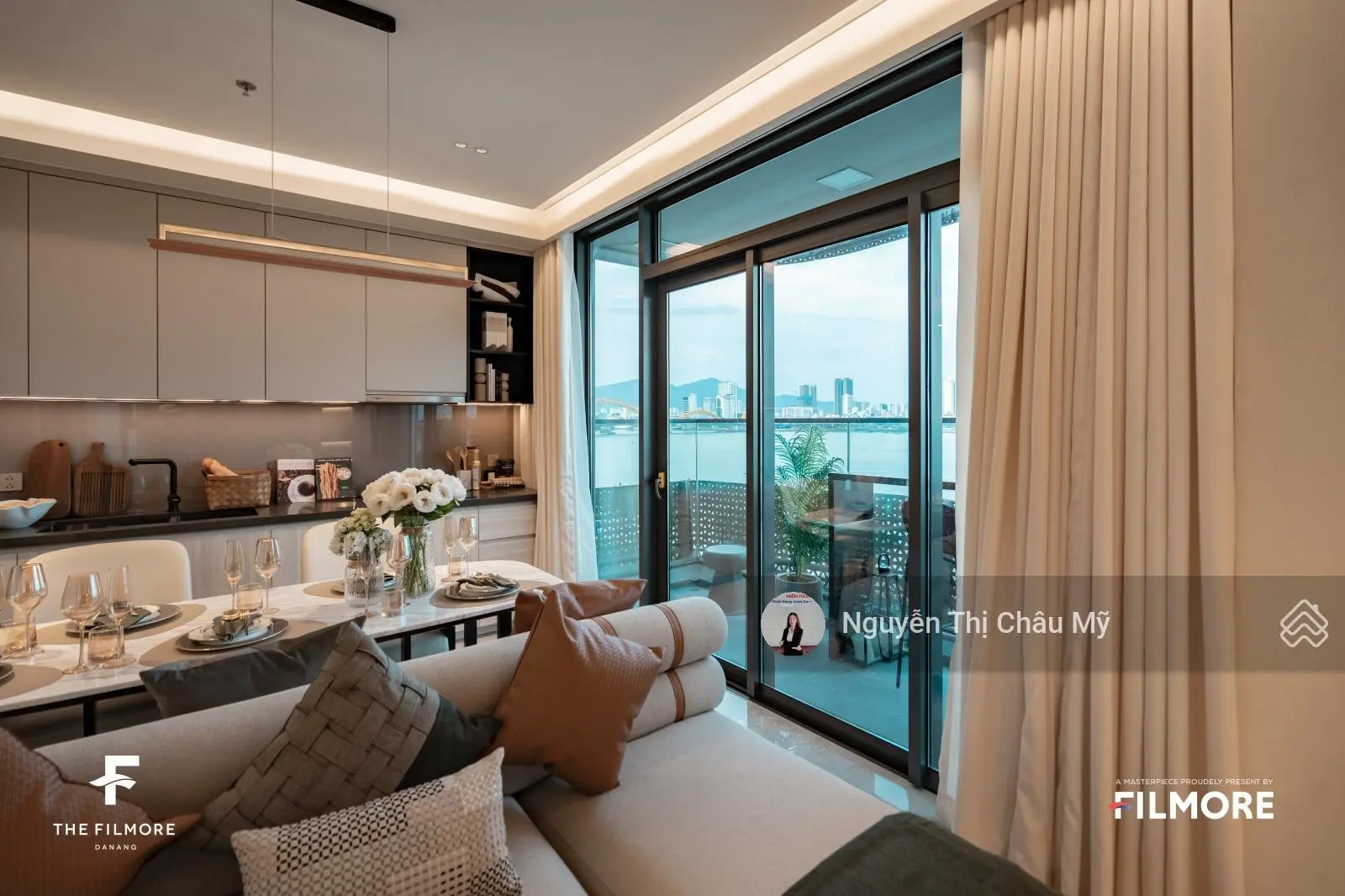 1 phòng ngủ diện tích 47,8m2 - View núi - Sông - thành phố - Vốn từ 25% Châu Mỹ SRT