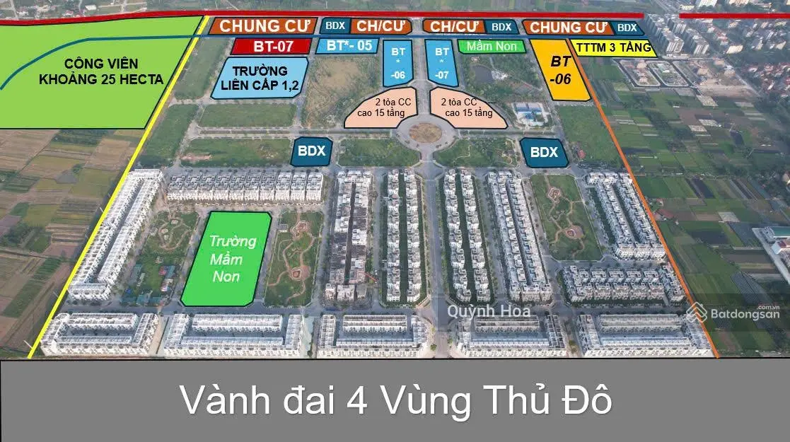 Bán căn góc biệt thự song lập 319m2 HUD Mê Linh, vị trí đẹp, tiến độ hợp lý. LH 0986 585 *** ( zalo).