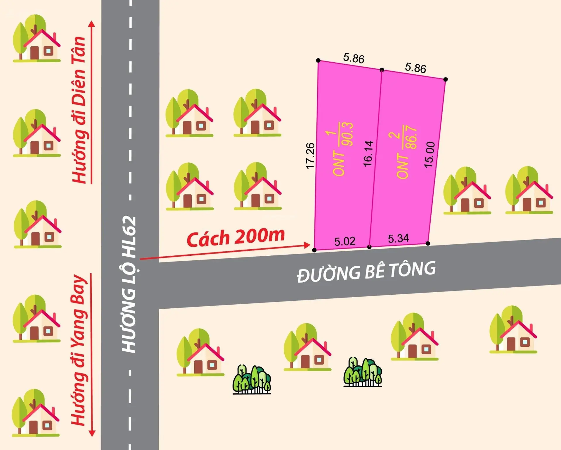 Đất full thổ - Giá đầu tư ngay ngã 3 Nước Nhĩ, Huyện Khánh Vĩnh, Khánh Hòa