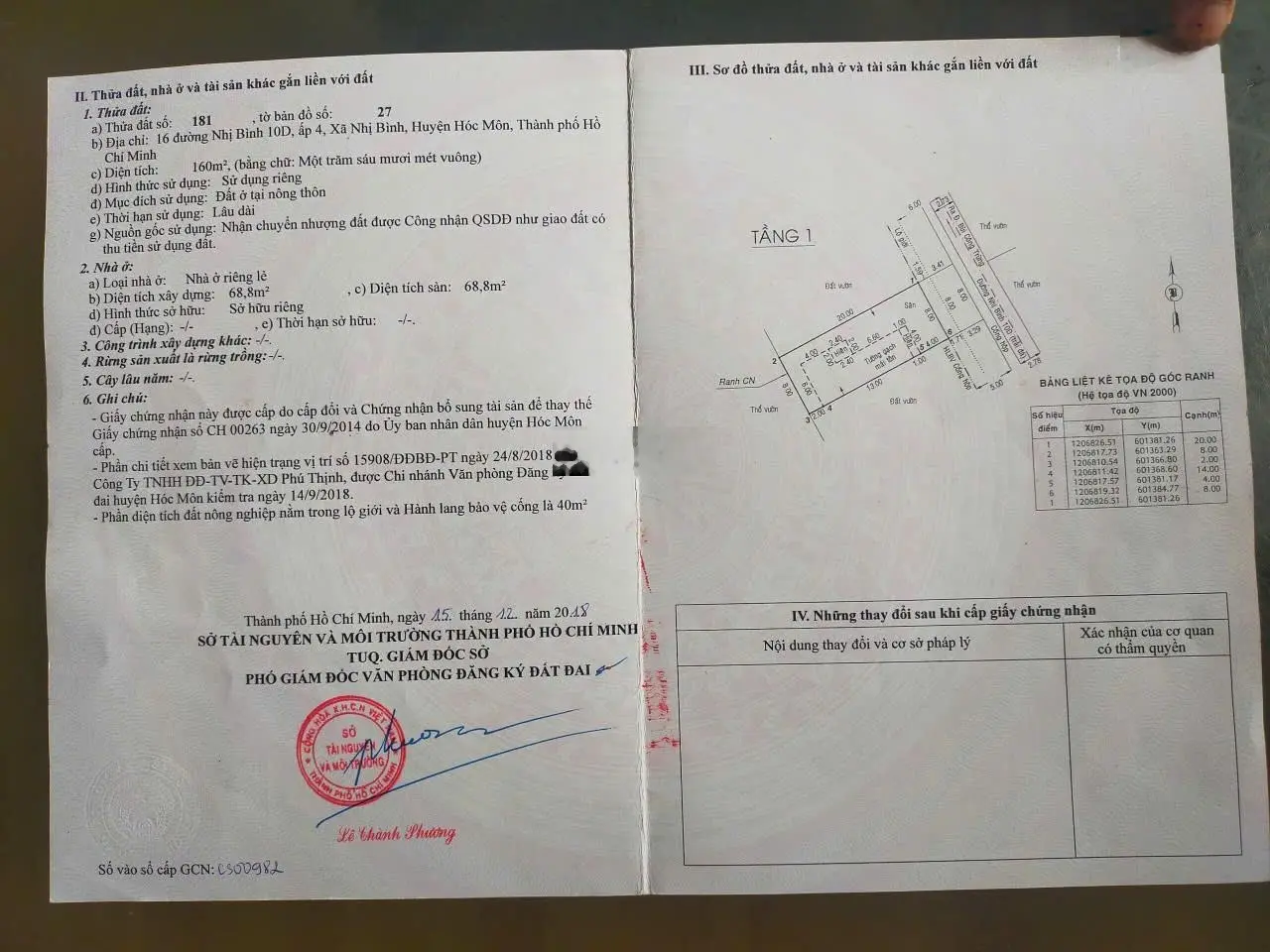 Bán nhà Nhị Bình 10 DT (8x25m) có nhà cấp 4, đã hoàn công đường nhựa 5m, gần sông Bà Hồng 4.8tỷ