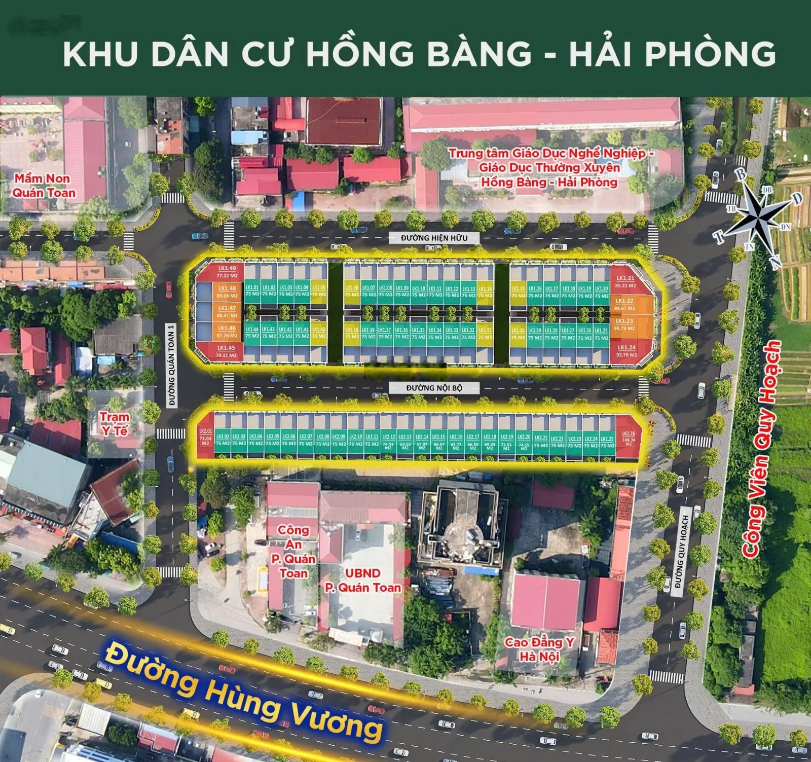 Hồng Bàng Midtown dự án shophouse duy nhất tại Quán Toan chỉ 75 căn